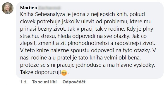 Sebeanalýza - reference 1A